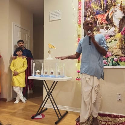Bhagavad Gita class at ISKCON Cedar Park