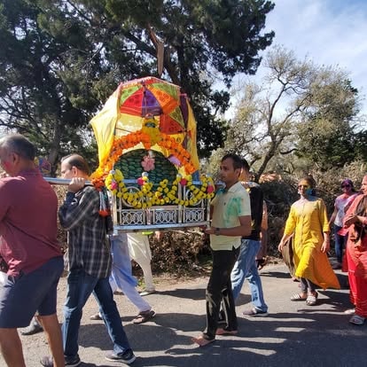Devotees at community gathering at ISKCON Cedar Park
