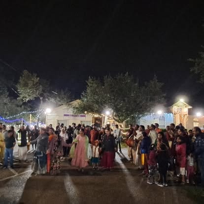 Devotional kirtan music performance at ISKCON Cedar Park